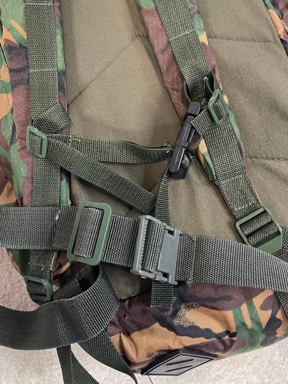 Vintage Wynnster DPM Camo Backpack Mens One Size Hiking Camping Rucksack Outdoor